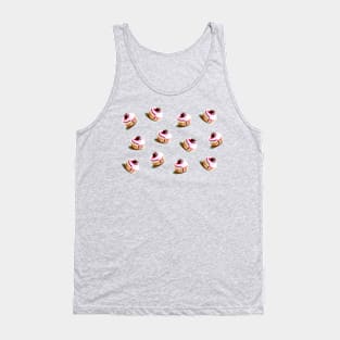 Yummy Cupcake Pattern Tank Top